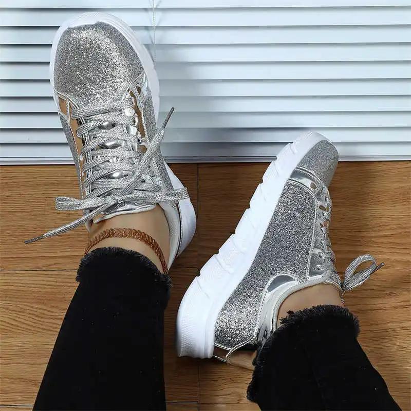 Fashion Bling Small Numbers Sabot Woman Running Transparent Shoes Women Sneakers Big Size Sport Leisure Tenys Importers Fashion Fat