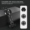 Adjustable Bike Computer Mount Front Cycling Computer Extension Bracket Road Bikes Integrated Handlebar Computer Holder for Garmin Cateye Bryton