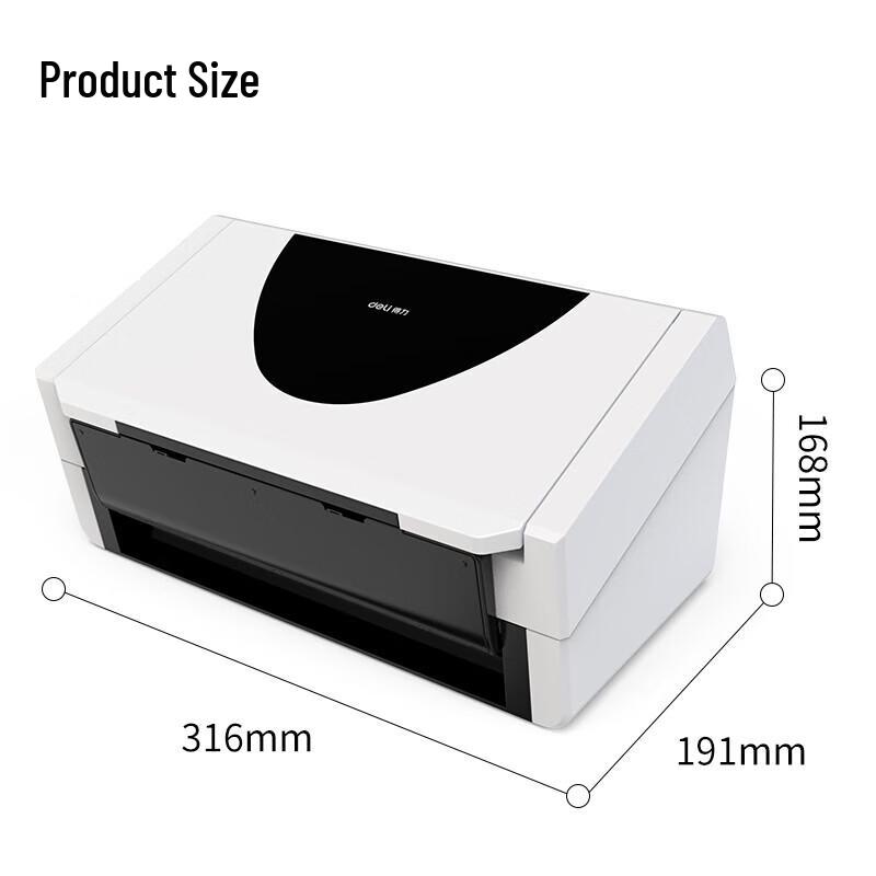 Deli DS401SF A4 High-Speed Duplex Color Sheet-fed Scanner CN plug (adapter included)