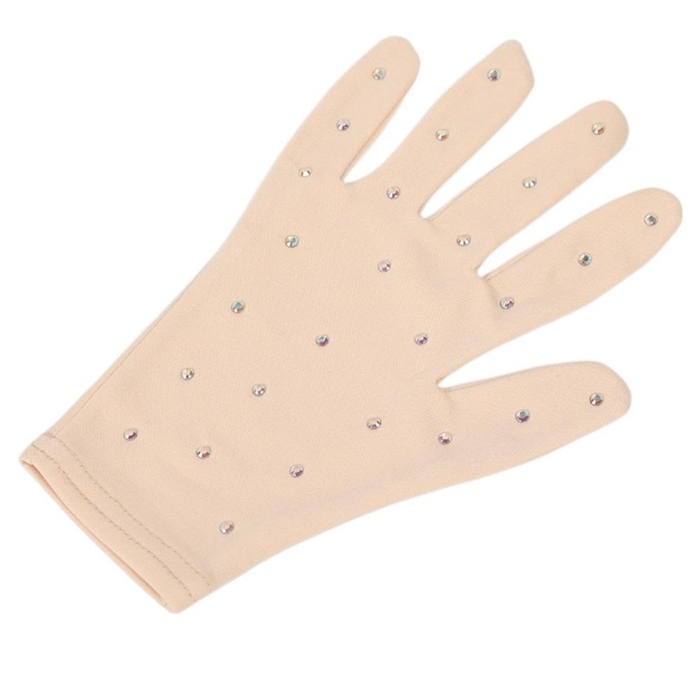 Блестящие Блестящие Перчатки для Запястий для Фигурного Катания Элегантные Перчатки для Запястий для Фигурного Катания Тренировочные Перчатки