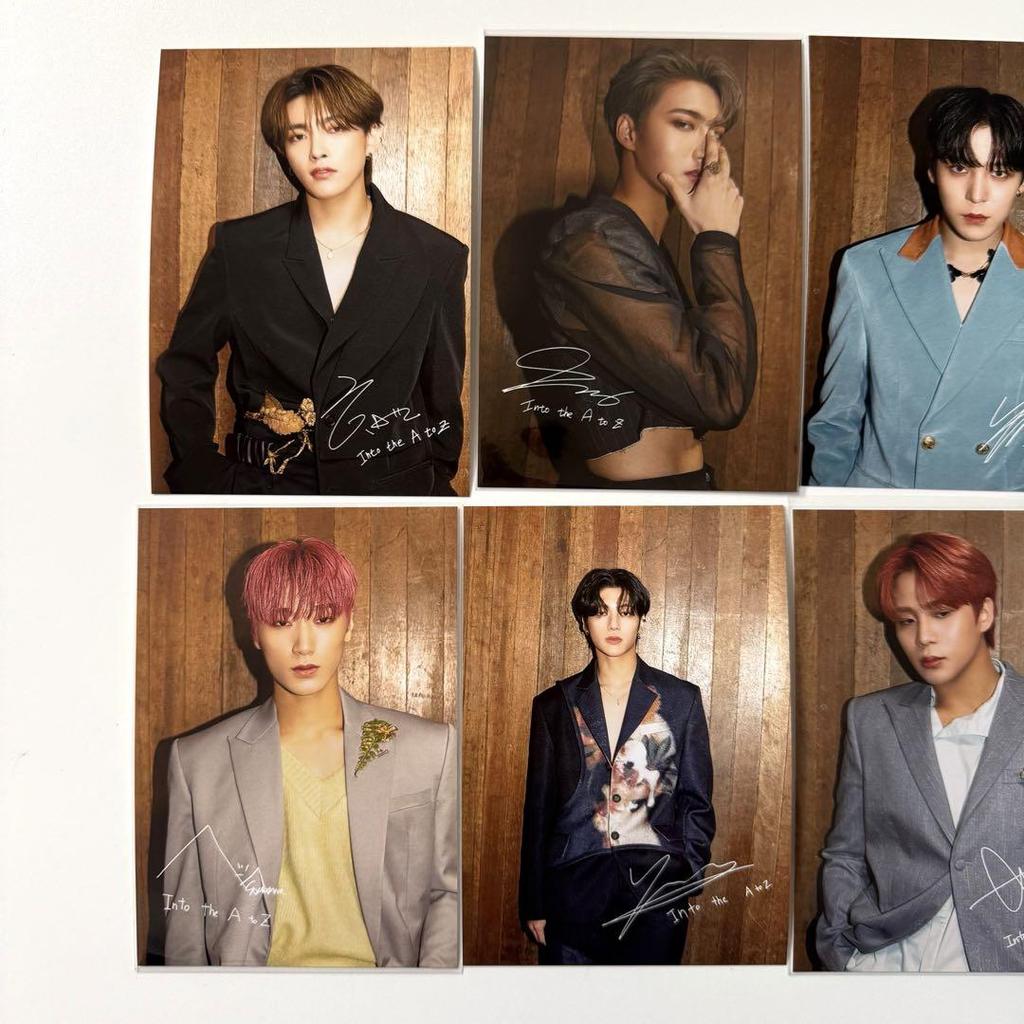 [USED] ATEEZ Into the A to Z Printed Signed Complete Set