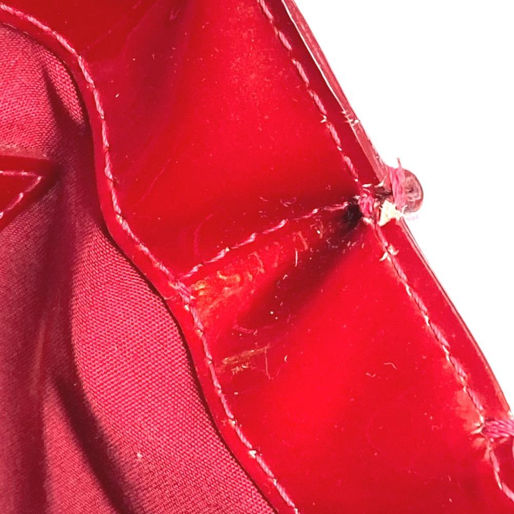 Louis Vuitton M93642 MonogramVernis Wilshere PM Hand Bag Tote Bag Pomdamul Red