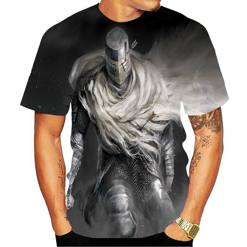 Knights Templar 3D Print T Shirt Knights Templar Fashion Casual T-Shirts Men Women Hip Hop Harajuku Streetwear T Shirt Tee Tops