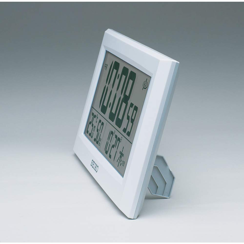 Seiko Clock Seiko Clock Настенные часы Настольные часы Спутниковое радио Цифровой календарь Дисплей температуры и влажности Белый жемчуг GP502W SEIKO