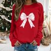 Women's Casual Fashion Printed Long Sleeve O-Neck Pullover Top Blouse