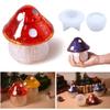 Epoxy Resin DIY Crystal Mold Mushroom Jar Jewelry Storage Box Ornament Mirror - Like Resin Mushroom Jar Bottle Mold