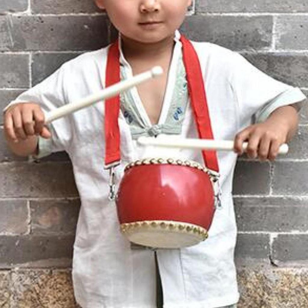 Wooden Hand Drum Set,Percussion,Party Taiko Musical Instrument Chinese Waist for Play Sensory