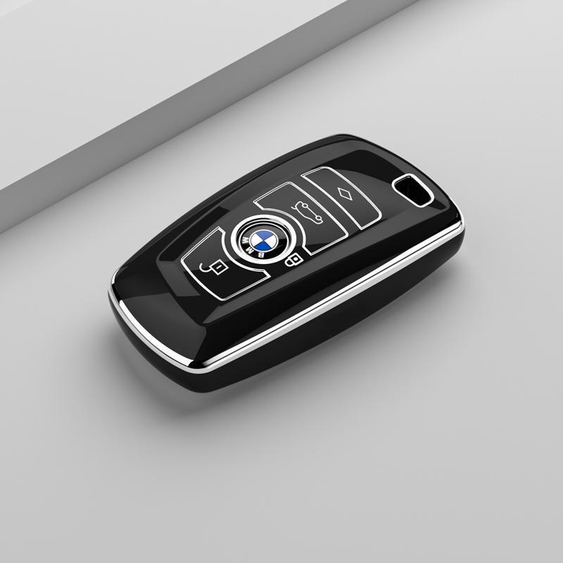 BMW X3 Key Case (2011-2016 Models) - Luxury Shell with Buckle, Simple Design for Men