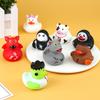 Креативные милые спортивные игрушки-утки Детские игрушки для ванны Резиновые утки Летние пляжные развлечения для бассейна Плавающие утки Детские подарки на день рождения