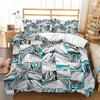 Bed Three-Piece Marble Pattern Fashion Simple Korean 3D Digital Printing Kit