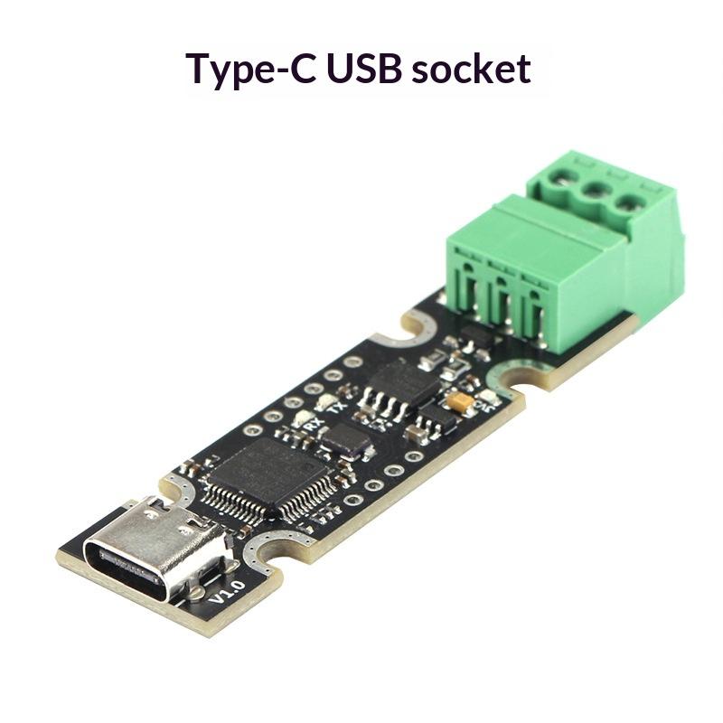 1Pcs Usb To Can Adapter Ucan Board Based On Stm32F072 Support For Canable / Candlelight / Klipper Firmware