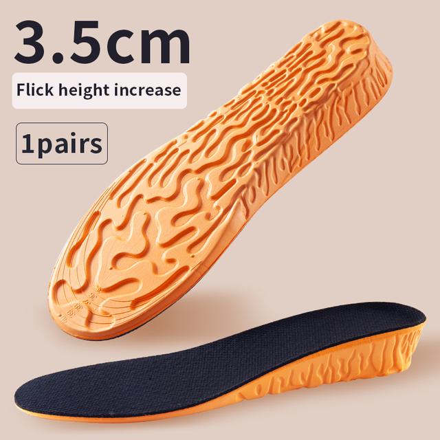 1.5-3.5cm Orthopedic Height Increase Insoles for Women Men Invisiable Boost 1.5-3.5cm Memory Foam Shoes Pad Breathable Feet Care Insole