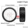1/8 Scale Off-Road RC Car with Wear-Resistant All-Terrain UY Arrow Tires and Plastic Wheel Hub