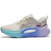 Li Ning Lijun 6 Reflective Stability Lightweight Low-Top Running Shoes Women Running Shoes Pearl-White ARZS002-7