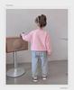 Girls' Cute Pink Rabbit Pullover: Western-Style Long-Sleeved Cotton Sweatshirt for Spring & Autumn 2025