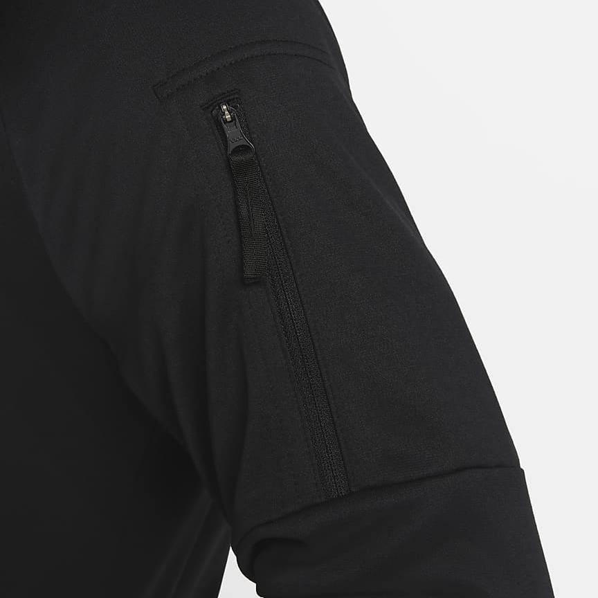 Nike Мужская спортивная толстовка на молнии, куртка, верхняя одежда, черная DQ4831-010