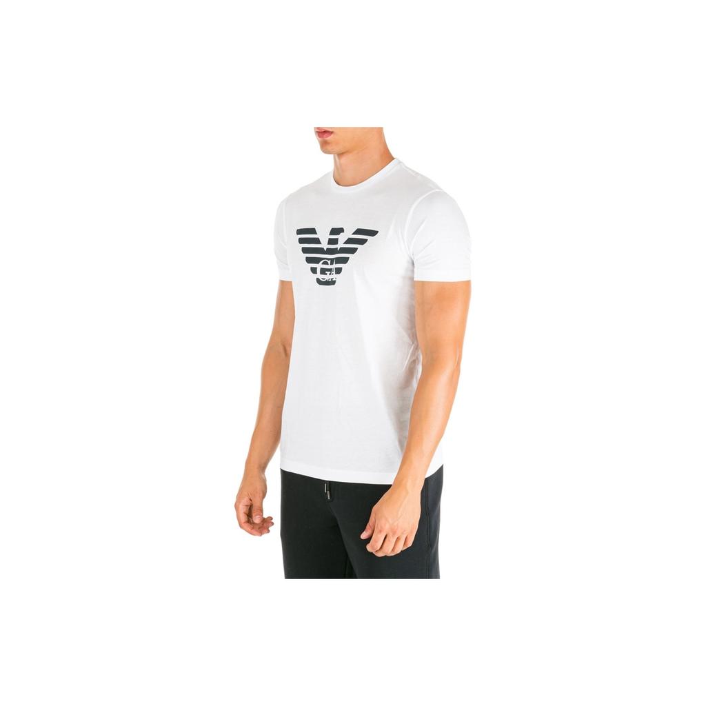Emporio Armani Модная футболка с логотипом орла Мужские топы Белый 8N1T99-1JNQZ-0100