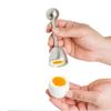 Metal Egg Scissors Egg Topper Cutter Shell Opener Stainless Steel Boiled Raw Egg Open Creative Kitchen Tools Set