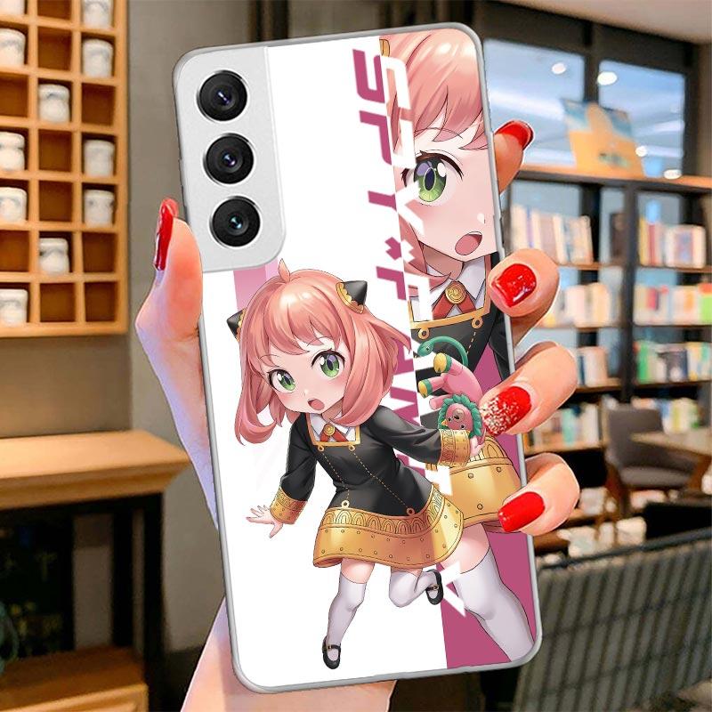 Anime Spy Family Anya Cover Phone Case For Samsung Galaxy S26 S25 Edge S24 Ultra S23 S22 Plus S21 S20 FE Soft Fundas Shell Galax