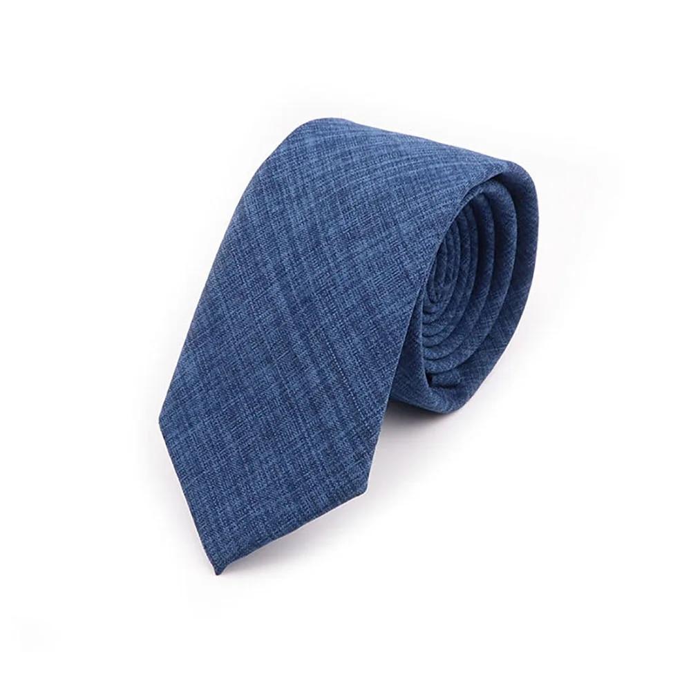 Solid Handmade Tie Color Cotton Ties Men Necktie Narrow Pink Sage Green Casual Tie Wedding