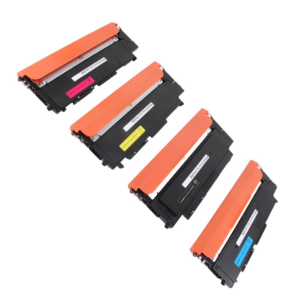 4 шт. тонер-картриджа для HP 117A W2070A W2071A W2072A W2073A сменный для HP Color Laser 150a