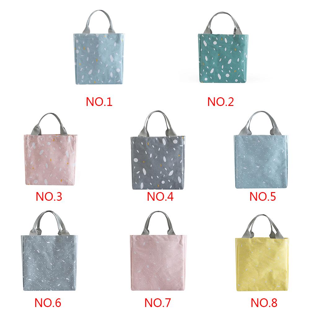 Thermal Insulated Lunch Tote Bag Portable Picnic Travel Food Fresh Storage Pouch