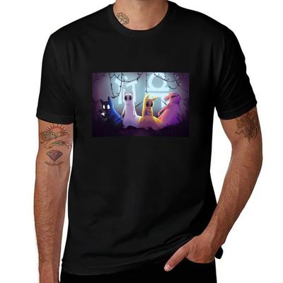 Футболка Slugcats хлопковая футболка мужчина мужская футболка хлопок 100% Футболка