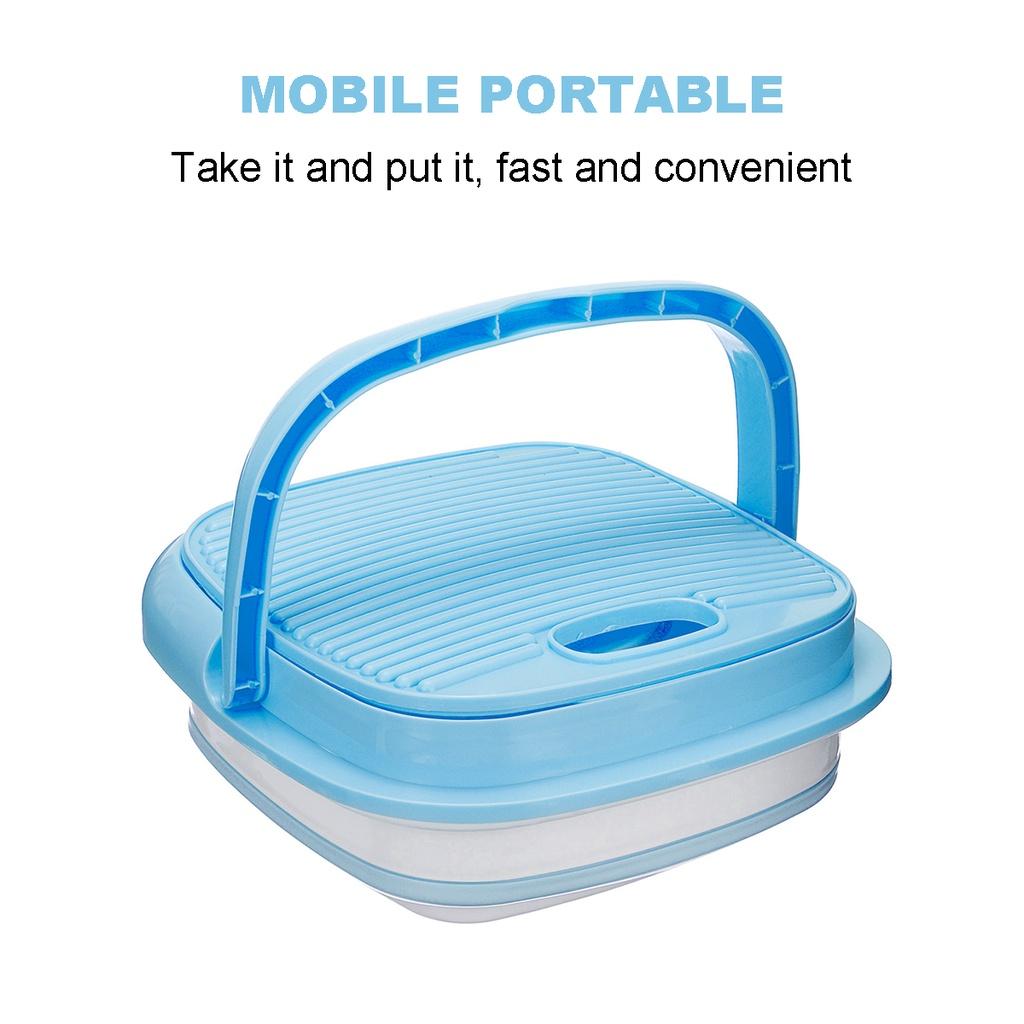 220V Мини Складная Портативная Стиральная Машина Дорожная Стиральная Машина с Роторной Сушкой Для Одежды Нижнего Белья Обуви