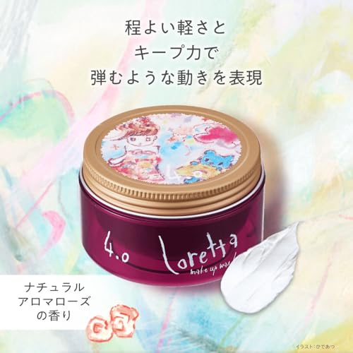 Воск для укладки волос Loretta Makeup Wax 4.0 65г - Блеск, Химическая завивка, Локон, Стайлинг, Идеальная легкость, Фиксация, Прическа