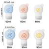 3Pcs 60ml/90ml Hand Soap Dispenser Leakproof Lotion Container Portable Travel Bottles  for Home