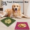 Dog Slow Feeder Mat Silicone Licking Pad with Suction Cup Pet Food Treat Puzzle Mat Slow Feeding Mat for Dogs And Cats