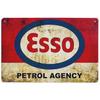 Масло моторное гоночное Esso Camel Металлическая настенная скульптура | Винтажный стиль, Подарок на Хэллоуин и Рождество, Идеально для декора стены гаража/клуба