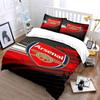 Red Arsenal logo design. Bedding sets Duvet cover sets Duvet covers Pillowcases(1 * Duvet Cover 2 * Pillowcases without duvet insert)