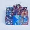 10pcs/lot 16mm New D6 Polyhedral Dice 6-Sided Acrylic Mix Color Game Dice Set Probability Table Game Board Game Entertainment