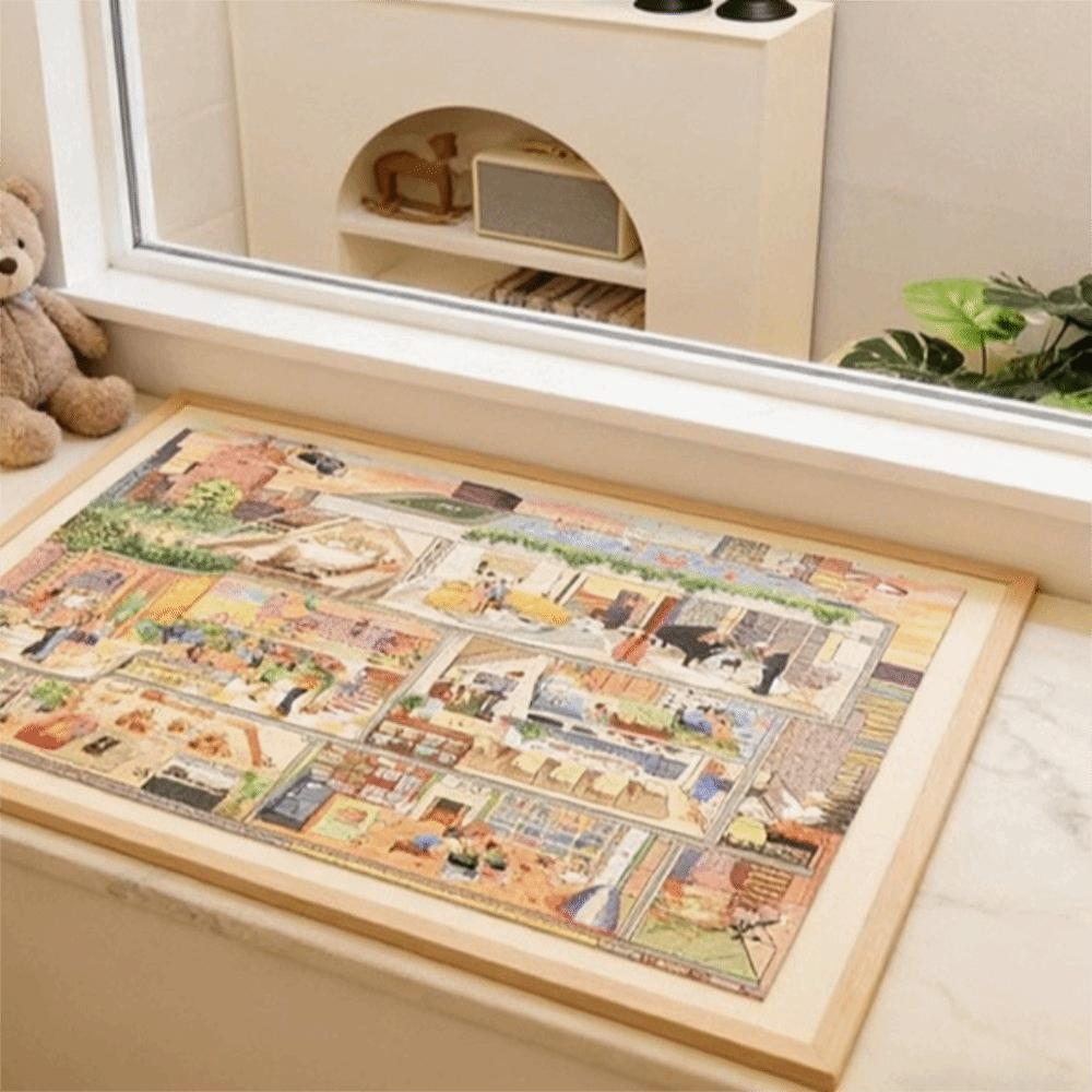 Thickened Puzzle Storage Board Felt Surface Puzzle Workbench Home Entertainment