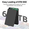 Портативный внешний корпус USB 3.0 для 2,5-дюймовых SATA SSD и HDD - Различные цвета