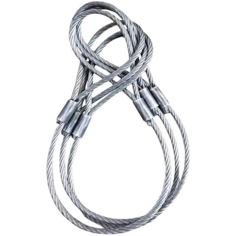Wanzun Galvanized Steel Wire Rope Lifting Sling