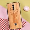 Wolf Bike Чехол-книжка 'Бабочка' из дерева для ZTE Nubia Red Magic 10 Air 6S 7S 7 Pro RedMagic 10S 9S 8S 8 9 10 11 Pro Plus