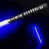 YDDSABER Saber Lightsaber LED Light Metal Aluminum Handle Ghost Premium Force FX Black Series Adult Lightsaber for Authentic Fierce Battles (Blue)