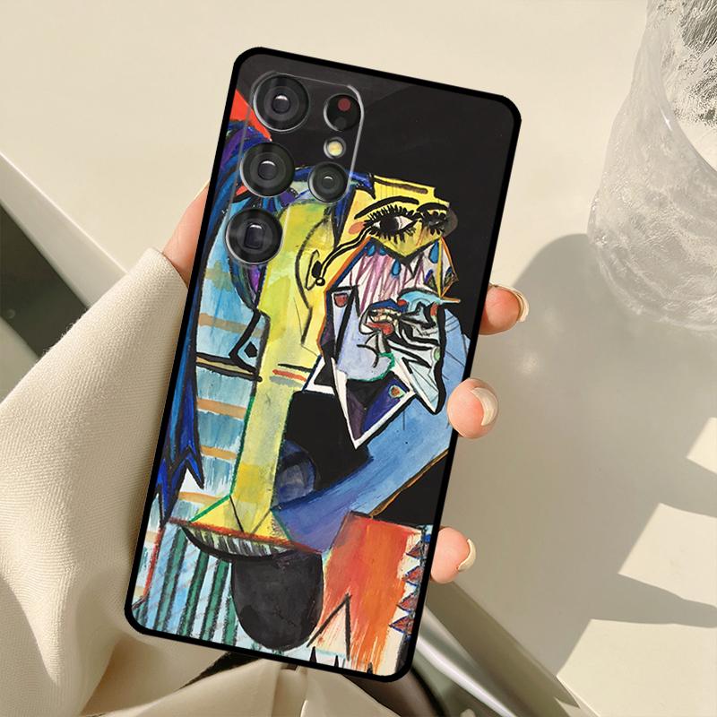 Чехол Picasso Abstract Art для Samsung Galaxy S25 Ultra S21 S22 S23 S24 Ultra S9 S10 Plus S20 FE S25 FE Задняя крышка