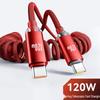 Crystal Shine 120 Вт Super Flash Charge Кабель Type-C для Huawei, Vivo, Oppo, Honor 6A - Быстрая зарядка, Международная совместимость.