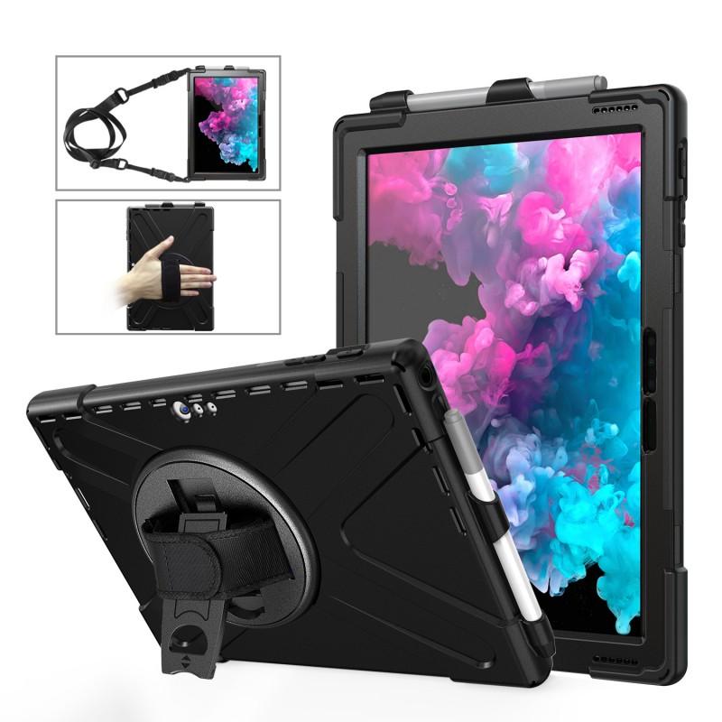 Tablet Case Surface Pro 4/5/6/7 Pen Slot Stand Strap Shockproof