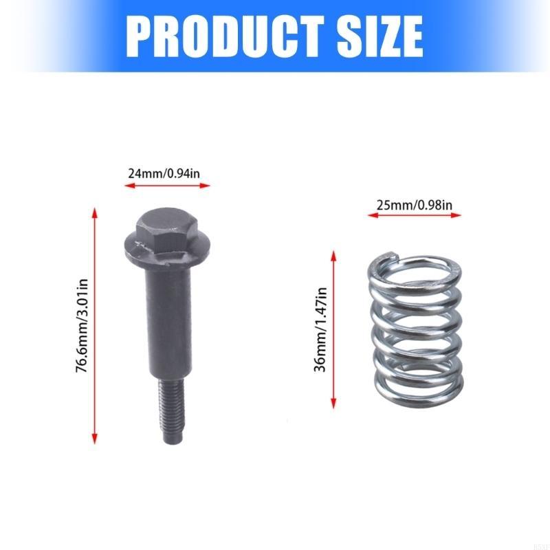 2025 New Complete Exhaust Manifold Bolt & Nut Set Exhaust Studs & Spring for Walker 35129