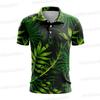 Men's Short Sleeve Golf Shirt Printed T-Shirt Quick Drying Breathable Jersey Outdoor Sports