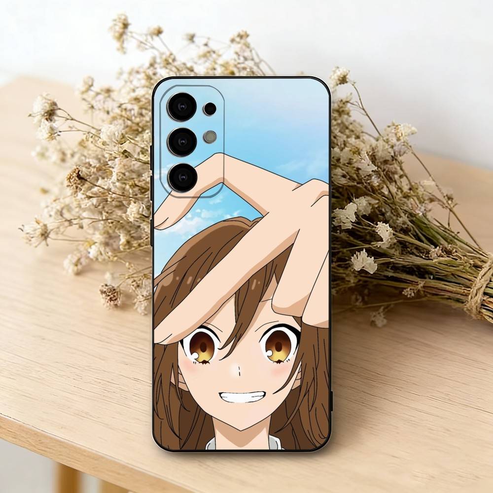 Horimiya Кёко Хори Идзуми Миямура Чехол для телефона Черный Силиконовый Мягкий Для Samsung S25,S24,S21,S22,S23,S30,Ultra,S20,Plus,Fe,Lite