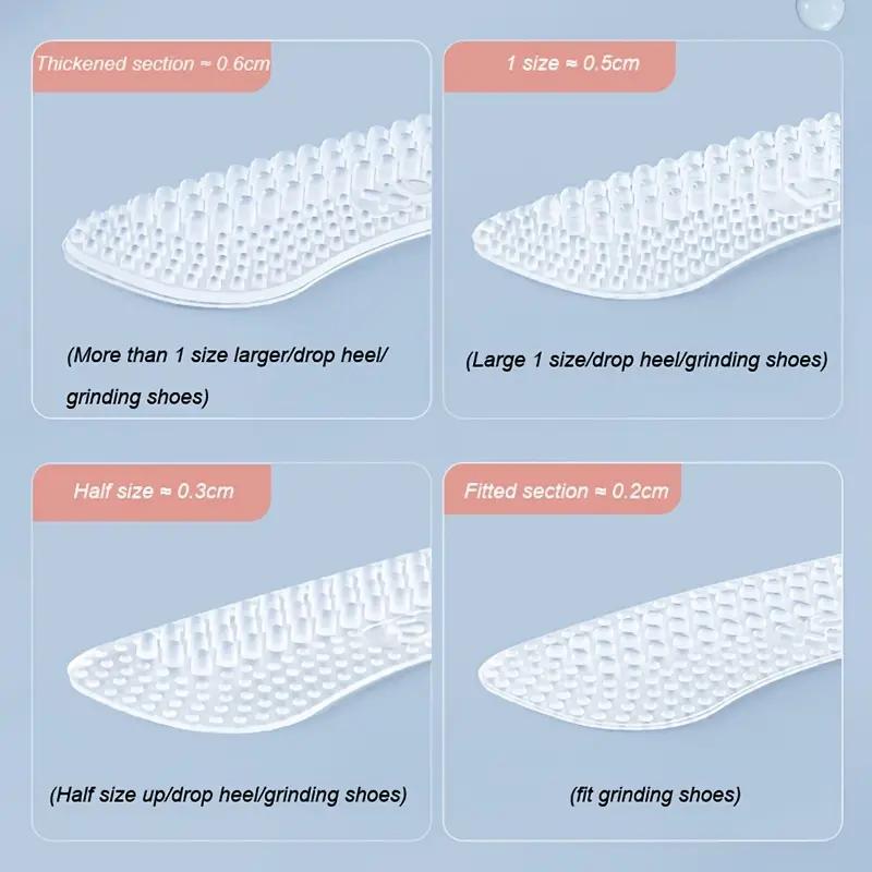 Silicone Heel Stickers Heels Grips For Women Men Anti Slip Heel Cushions Non-Slip Inserts Pads Foot Heel Care Protector