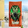 Love Transformers Personalized Text Beach Towel Super Soft Microfiber Quickdry Fabric Suitable for Swimming Gym Camping Yoga Vacation