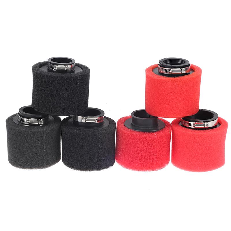 Straight Neck Foam Air Filter 30mm 39mm 40mm 42mm 46mm 50mm Sponge Cleaner Scooter Dirt Pit Bike Motorcycle Black/Red