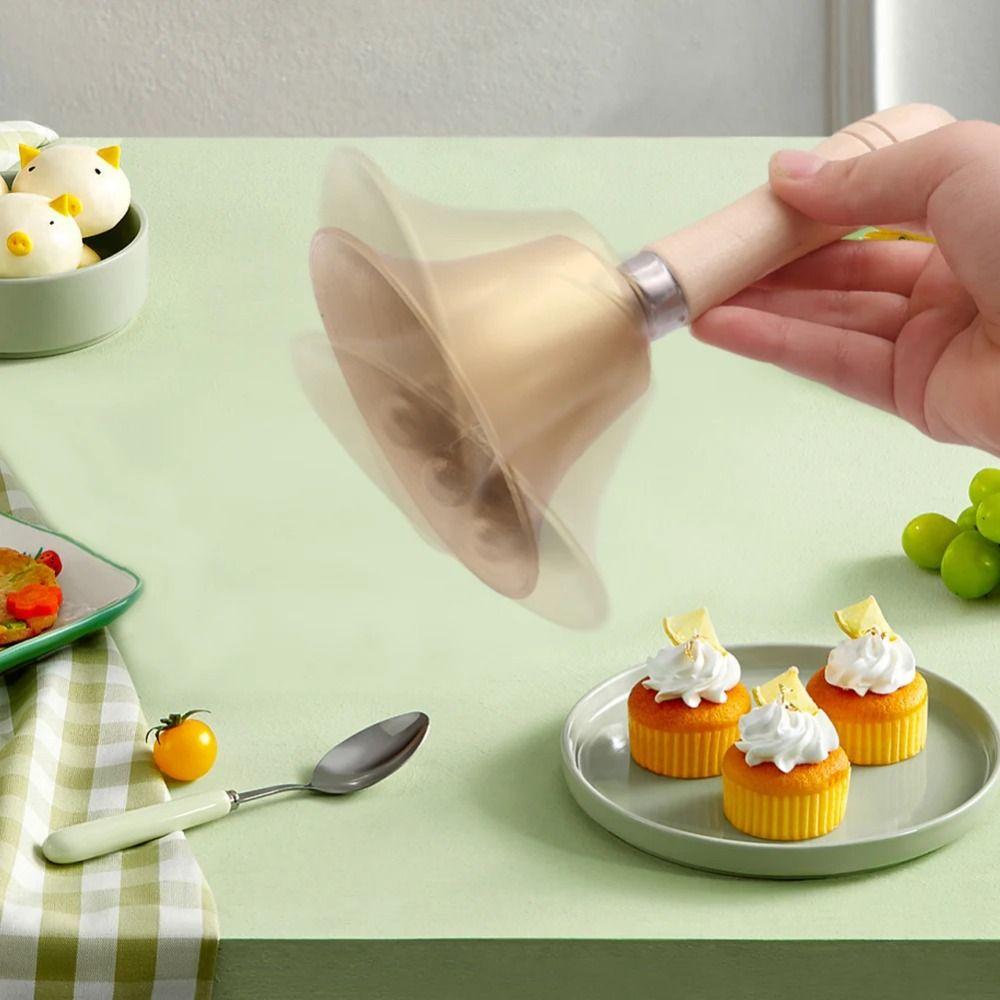 Multi-Purpose Solid Brass Call Bell Wooden Handle Brass Ringing Handbells  Animal Training