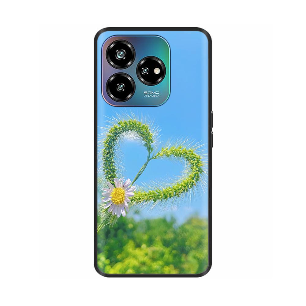 Черный силиконовый чехол для ZTE Blade V60 Design Мягкий ТПУ защитный корпус Чехол для телефона для Blade V60 Design 4G Задняя крышка V60Design